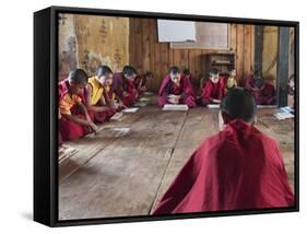 Temple of the Divine Madman, Bhutan-Dennis Kirkland-Framed Stretched Canvas