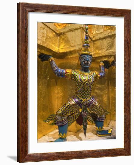 Temple of the Emerald Buddha, Grand Palace, Bangkok, Thailand-Nico Tondini-Framed Photographic Print