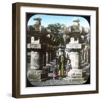 Temple of the Fourth Shogun, Tokyo (Japan), 1900-1905-Leon, Levy et Fils-Framed Photographic Print