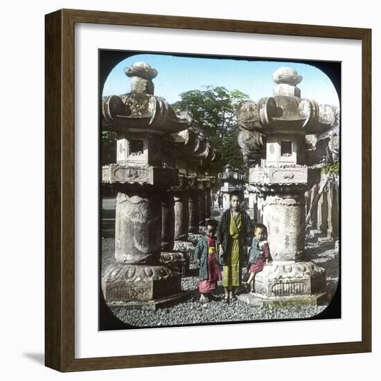 Temple of the Fourth Shogun, Tokyo (Japan), 1900-1905-Leon, Levy et Fils-Framed Photographic Print