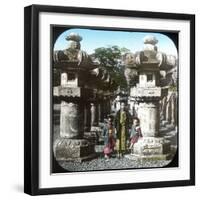 Temple of the Fourth Shogun, Tokyo (Japan), 1900-1905-Leon, Levy et Fils-Framed Photographic Print