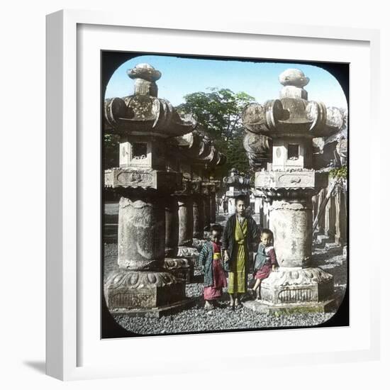 Temple of the Fourth Shogun, Tokyo (Japan), 1900-1905-Leon, Levy et Fils-Framed Photographic Print