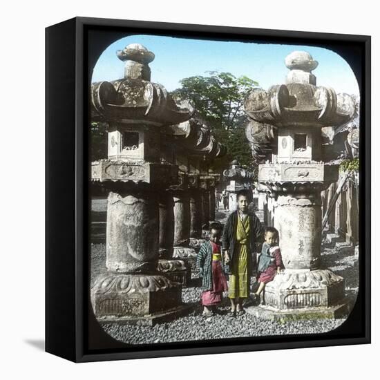 Temple of the Fourth Shogun, Tokyo (Japan), 1900-1905-Leon, Levy et Fils-Framed Stretched Canvas