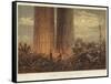 Temple of the Giants in Sicily-George Henry Andrews-Framed Stretched Canvas