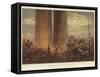 Temple of the Giants in Sicily-George Henry Andrews-Framed Stretched Canvas