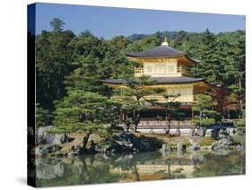 Temple of the Golden Pavilion, Kyoto, Japan-Gavin Hellier-Stretched Canvas