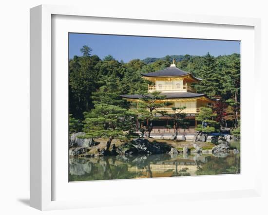 Temple of the Golden Pavilion, Kyoto, Japan-Gavin Hellier-Framed Photographic Print