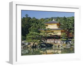 Temple of the Golden Pavilion, Kyoto, Japan-Gavin Hellier-Framed Photographic Print