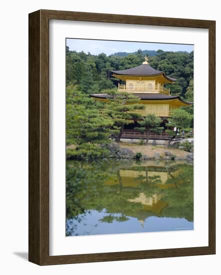 Temple of the Golden Pavilion, Kyoto, Japan-David Poole-Framed Photographic Print