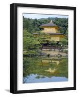 Temple of the Golden Pavilion, Kyoto, Japan-David Poole-Framed Photographic Print