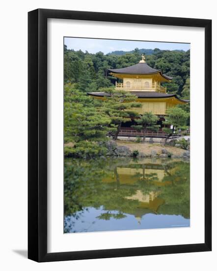 Temple of the Golden Pavilion, Kyoto, Japan-David Poole-Framed Photographic Print