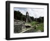 Temple of the Great Jaguar in the Grand Plaza, Mayan Ruins, Tikal, Peten-Robert Francis-Framed Photographic Print