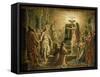 Temple of the Holy Grail, Final Scene from Parsifal, Opera by Richard Wagner, 1813-83-Wilhelm Hauschild-Framed Stretched Canvas