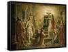 Temple of the Holy Grail, Final Scene from Parsifal, Opera by Richard Wagner, 1813-83-Wilhelm Hauschild-Framed Stretched Canvas