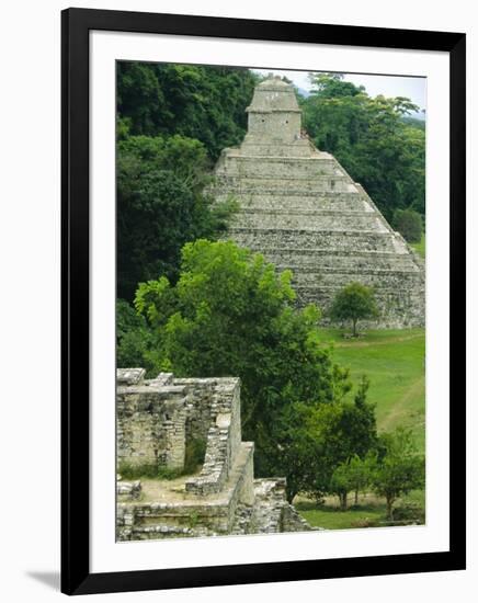 Temple of the Inscriptions (Mayan), Palenque, Mexico, Central America-Robert Francis-Framed Premium Photographic Print