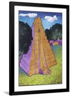 Temple of the Jaguar (Tikal)-John Newcomb-Framed Giclee Print