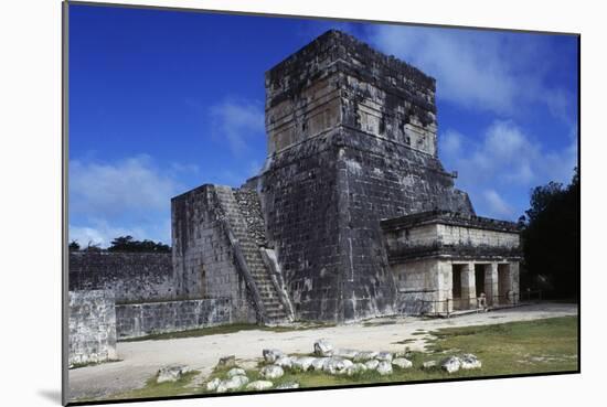 Temple of the Jaguars, Chichen Itza-null-Mounted Photographic Print