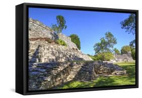 Temple of the King, Kohunlich, Mayan Archaeological Site, Quintana Roo, Mexico, North America-Richard Maschmeyer-Framed Stretched Canvas