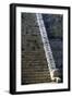 Temple of the Osario, Detail of the Staircase, Chichen Itza-null-Framed Photographic Print