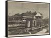 Temple of the Sacred Tooth of Buddha, at Kandy-null-Framed Stretched Canvas