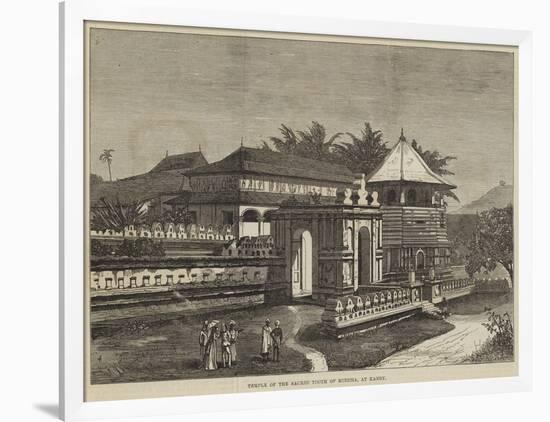 Temple of the Sacred Tooth of Buddha, at Kandy-null-Framed Giclee Print