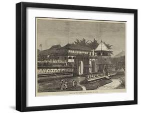 Temple of the Sacred Tooth of Buddha, at Kandy-null-Framed Giclee Print