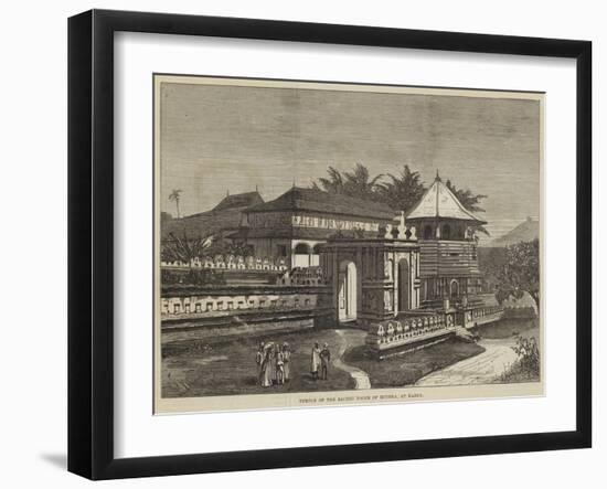 Temple of the Sacred Tooth of Buddha, at Kandy-null-Framed Giclee Print