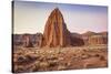 Temple of the Sun, Capitol Reef, Utah-John Ford-Stretched Canvas