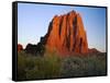 Temple of the Sun, Lower Cathedral Valley, Colorado Plateau, Capitol Reef National Park, Utah, USA-Scott T. Smith-Framed Stretched Canvas