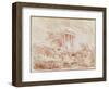 Temple of the Sybil at Tivoli-Jean-Honoré Fragonard-Framed Giclee Print
