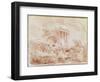 Temple of the Sybil at Tivoli-Jean-Honoré Fragonard-Framed Giclee Print