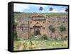 Temple of the Virgins of the Sun on the Island of the Moon, Lake Titicaca-null-Framed Stretched Canvas