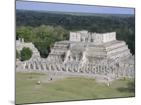 Temple of the Warriors, Chichen Itza, Mexico, Central America-Robert Harding-Mounted Photographic Print