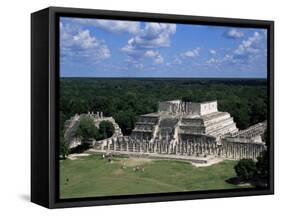 Temple of the Warriors, Chichen Itza, Unesco World Heritage Site, Yucatan, Mexico, North America-Nelly Boyd-Framed Stretched Canvas