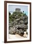 Temple of the Wind God Tulum Mexico-George Oze-Framed Photographic Print