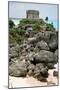 Temple of the Wind God Tulum Mexico-George Oze-Mounted Photographic Print