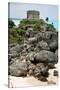 Temple of the Wind God Tulum Mexico-George Oze-Stretched Canvas