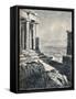 'Temple of Theseus from the Acropolis', c1913-Joseph Pennell-Framed Stretched Canvas