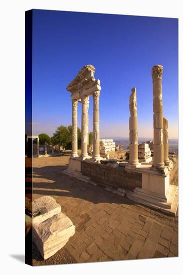 Temple of Trajan, Bergama (Pergamum), Anatolia, Turkey, Asia Minor, Eurasia-Neil Farrin-Stretched Canvas