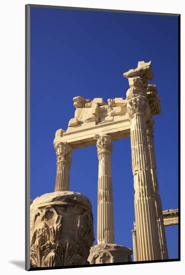 Temple of Trajan, Bergama (Pergamum), Anatolia, Turkey, Asia Minor, Eurasia-Neil Farrin-Mounted Photographic Print