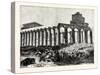 Temple of Vesta at Paestum-null-Stretched Canvas