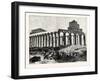 Temple of Vesta at Paestum-null-Framed Giclee Print