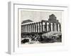 Temple of Vesta at Paestum-null-Framed Giclee Print