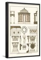 Temple of Vesta at Tivoli, Incantana at Salonichi-J. Buhlmann-Framed Art Print