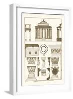 Temple of Vesta at Tivoli, Incantana at Salonichi-J. Buhlmann-Framed Art Print