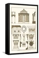 Temple of Vesta at Tivoli, Incantana at Salonichi-J. Buhlmann-Framed Stretched Canvas
