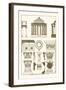 Temple of Vesta at Tivoli, Incantana at Salonichi-J. Buhlmann-Framed Art Print