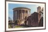 Temple of Vesta at Tivoli-M. Dubourg-Mounted Premium Giclee Print