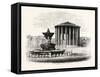 Temple of Vesta, Rome, Italy-null-Framed Stretched Canvas