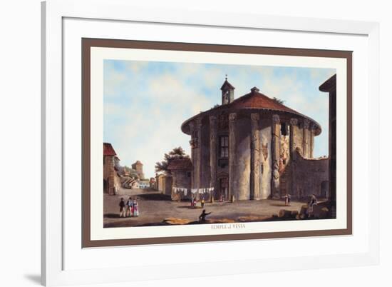 Temple of Vesta-M. Dubourg-Framed Premium Giclee Print